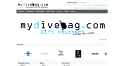 Desktop Screenshot of mydivebag.com